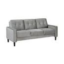 Homelegance Beven Stationary Fabric Sofa 9208GY-3 IMAGE 2
