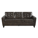 Homelegance Donegal Stationary Leather Look Sofa 9234DB-3 IMAGE 1