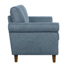 Homelegance Kinsale Stationary Fabric Loveseat 9240BUE-2 IMAGE 3
