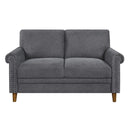 Homelegance Kinsale Stationary Fabric Loveseat 9240DGY-2 IMAGE 1