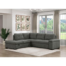 Homelegance Brooklyn Park Fabric Sleeper Sectional 9390DG*2LC2R IMAGE 11