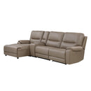 Homelegance LeGrande Power Reclining Leather 4 pc Sectional 9429TP*4LCRRPWH IMAGE 2