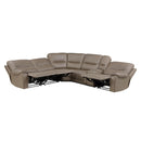 Homelegance LeGrande Power Reclining Leather 6 pc Sectional 9429TP*6LRRRPWH IMAGE 2