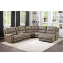 Homelegance LeGrande Power Reclining Leather 6 pc Sectional 9429TP*6RCLRPWH IMAGE 4