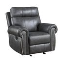 Homelegance Granville Glider Recliner 9488GY-1 IMAGE 2