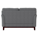 Homelegance Blue Lake Stationary Fabric Loveseat 9806GRY-2 IMAGE 4