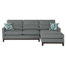 Homelegance Greerman Fabric 2 pc Sectional 9890GY*SC IMAGE 1