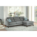 Homelegance Greerman Fabric 2 pc Sectional 9890GY*SC IMAGE 4