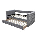 Poundex F9461 Day Bed with Slats + Trundle IMAGE 2