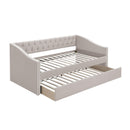 Poundex F9455 Day Bed with Slats + Trundle IMAGE 2