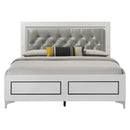 Acme Furniture Casilda King Upholstered Panel Bed BD00806EK IMAGE 3
