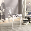Acme Furniture Bradley Stationary Acrylic Accent Chair 59823 IMAGE 2
