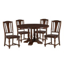 Acme Furniture Round Tanner Dining Table with Pedestal Base 60835 IMAGE 4