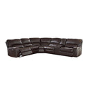 Acme Furniture Saul Power Reclining Leather Air Sectional 54155B IMAGE 1
