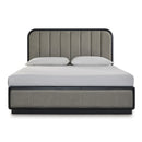 Signature Design by Ashley Rowanbeck B821B4 King Upholstered Panel Bed IMAGE 2