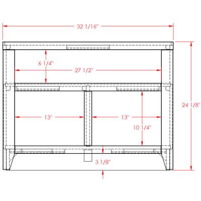 Legends Furniture Urban Loft TV Stand UL1210.MOC IMAGE 3