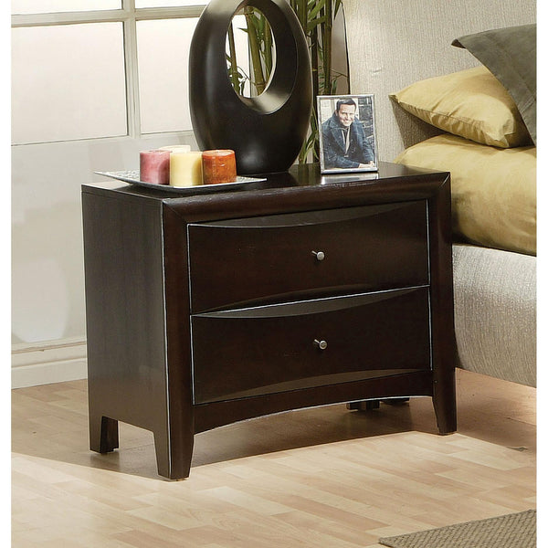 Coaster Furniture Phoenix 2-Drawer Nightstand 200412 IMAGE 1