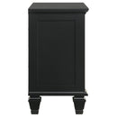 Coaster Furniture Sandy Beach 201322 3-Drawer Nightstand - Black IMAGE 8