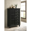 Coaster Furniture Sandy Beach 201328 8-Drawer Door Chest - Black IMAGE 9