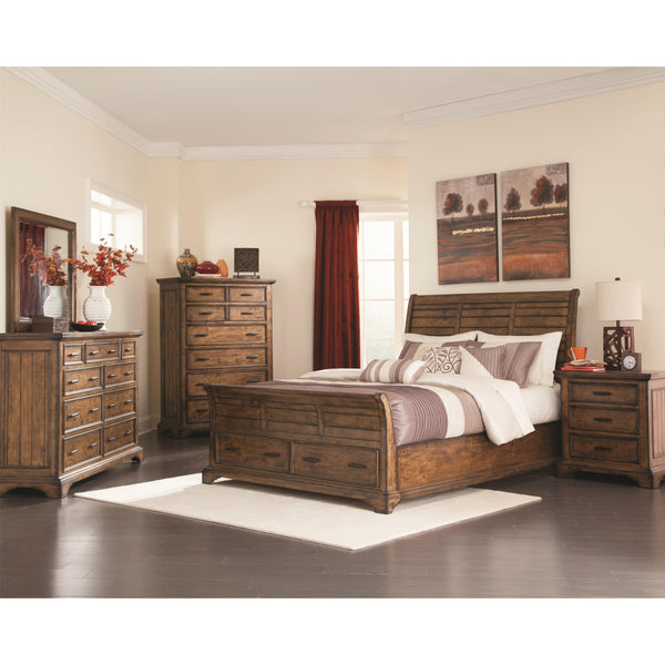 Coaster Furniture Elk Grove 203891KE 6 pc King Sleigh Bedroom Set with Storage IMAGE 1