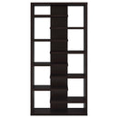 Coaster Furniture Altmark 800265 71-inch 8-shelf Open Bookcase - Cappuccino IMAGE 2