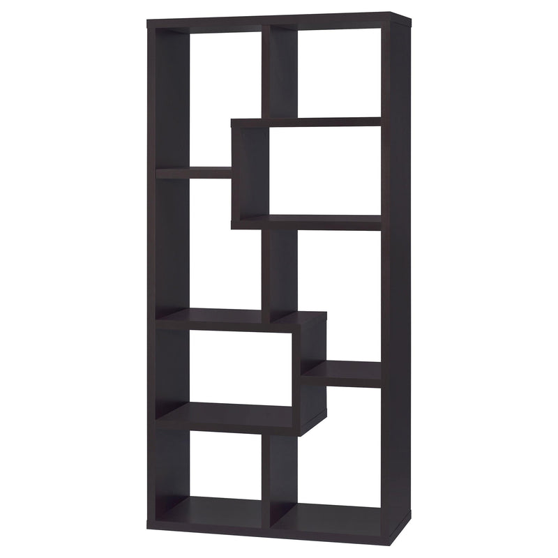 Coaster Furniture Theo 800264 71-inch 7-shelf Bookshelf - Cappuccino IMAGE 7