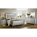 Furniture of America Bellanova CM7979SV 6 pc Queen Upholstered Panel Bedroom Set IMAGE 1
