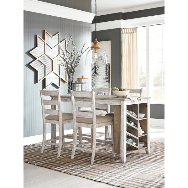  Signature Design by Ashley Skempton D394D2 5 pc Counter Height Dining Set IMAGE 1