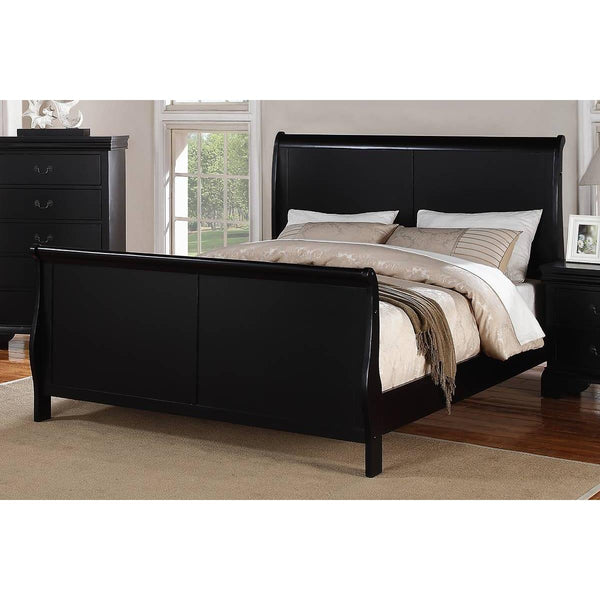 Poundex Queen Sleigh Bed F9230Q IMAGE 1