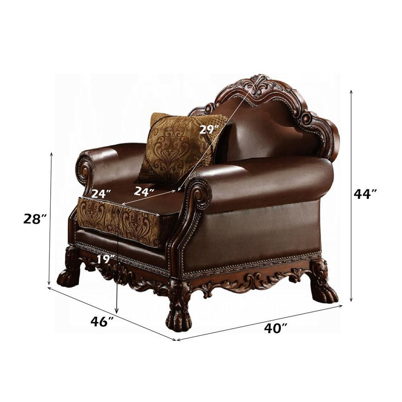 Acme Furniture Dresden 15162 Chair with Pillow IMAGE 5