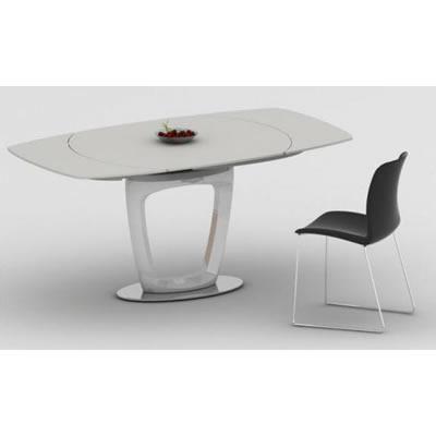 VIG Furniture Square Modrest Dining Table with Pedestal Base Modrest VGGU2609XT-23-WHT IMAGE 1
