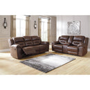  Signature Design by Ashley Stoneland 39904U1 2 pc Reclining Living Room Set - Chocolate IMAGE 1