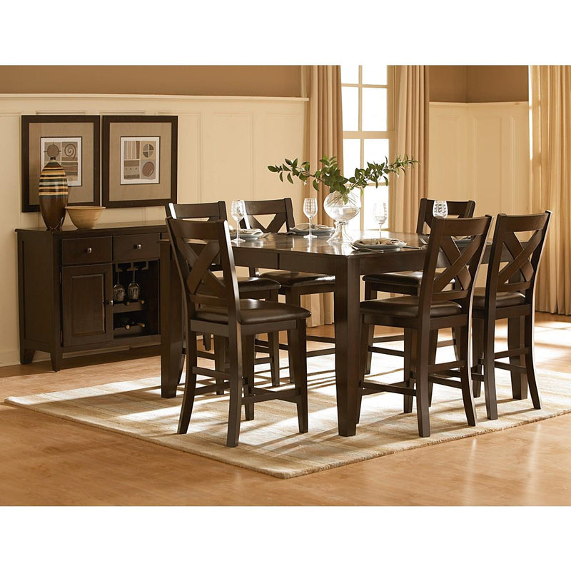 Homelegance Square Crown Point Counter Height Dining Table 1372-36 IMAGE 6
