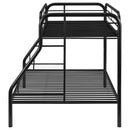 Coaster Furniture Morgan 2258K Metal Twin Over Full Bunk Bed - Black IMAGE 4