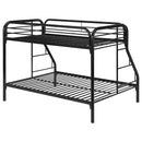 Coaster Furniture Morgan 2258K Metal Twin Over Full Bunk Bed - Black IMAGE 6