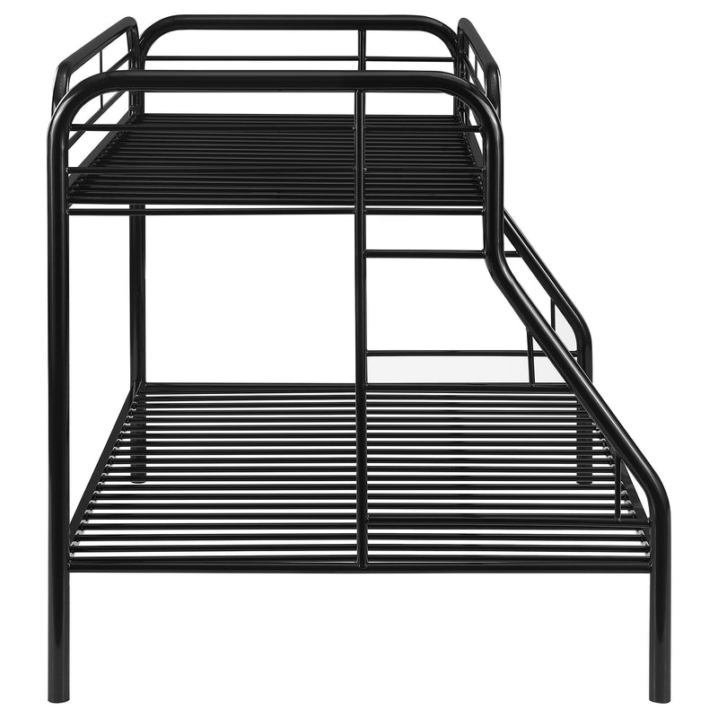 Coaster Furniture Morgan 2258K Metal Twin Over Full Bunk Bed - Black IMAGE 7