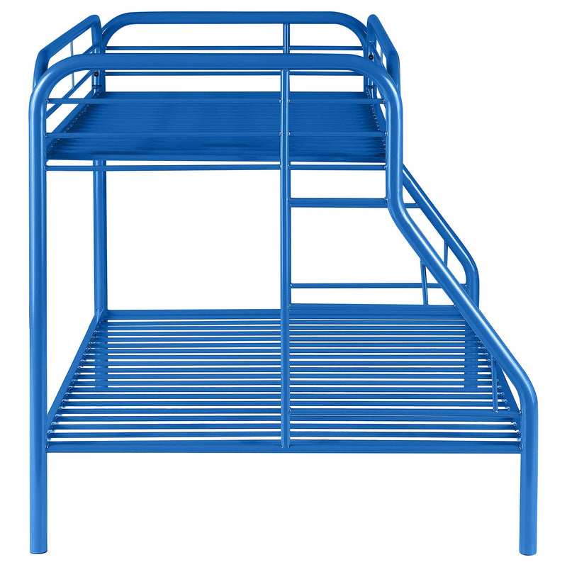 Coaster Furniture Morgan 2258B Metal Twin Over Full Bunk Bed - Blue IMAGE 7