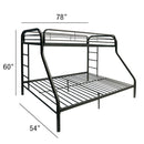 Acme Furniture Tritan 02053BK Twin/Full Bunk Bed IMAGE 5