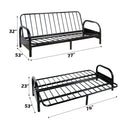 Acme Furniture Alfonso Metal Futon Frame 02172BK IMAGE 4