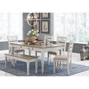  Signature Design by Ashley Skempton D394D5 6 pc Dining Set IMAGE 1