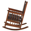 Coaster Furniture Leatherette Rocking Chair 600058 IMAGE 4