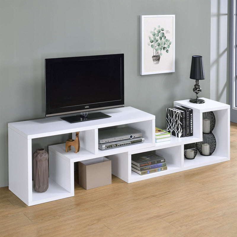 Coaster Furniture Velma 800330 Multipurpose TV Stand and Bookshelf - White IMAGE 16