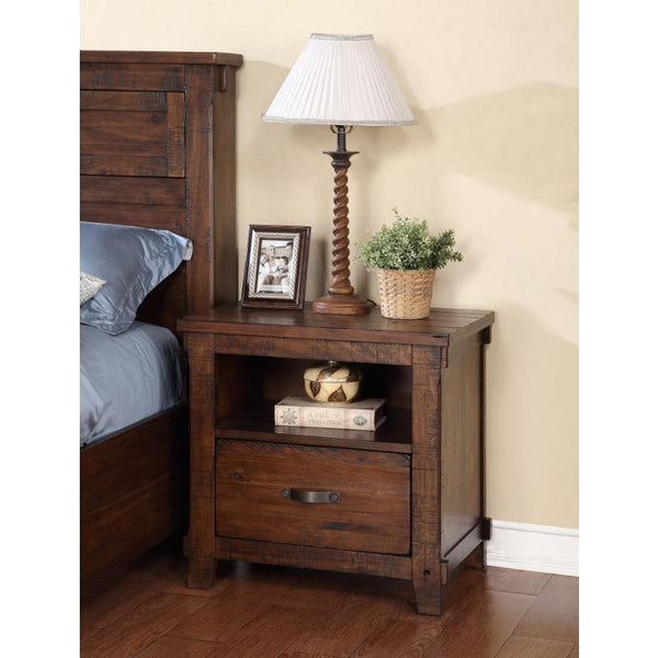 Legends Furniture Restoration 1-Drawer Nightstand ZRST-7015 IMAGE 1