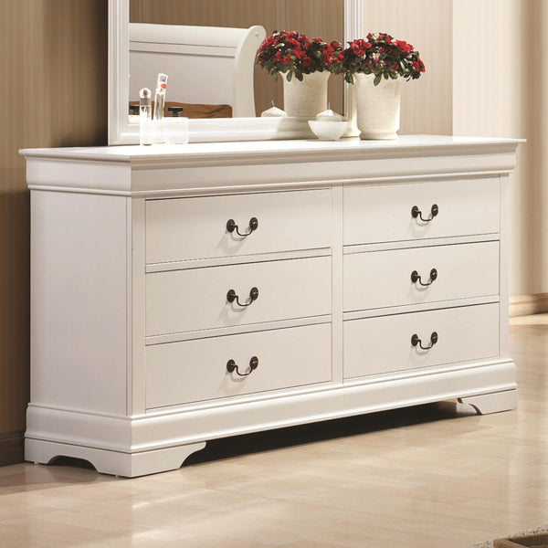 Coaster Furniture Louis Philippe 6-Drawer Dresser 204693 IMAGE 1