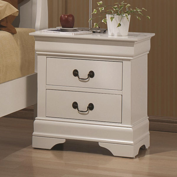 Coaster Furniture Louis Phillipe 2-Drawer Nightstand 204692 IMAGE 1