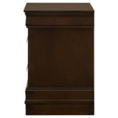 Coaster Furniture Louis Philippe 202412 2-Drawer Nightstand - Cappuccino IMAGE 4