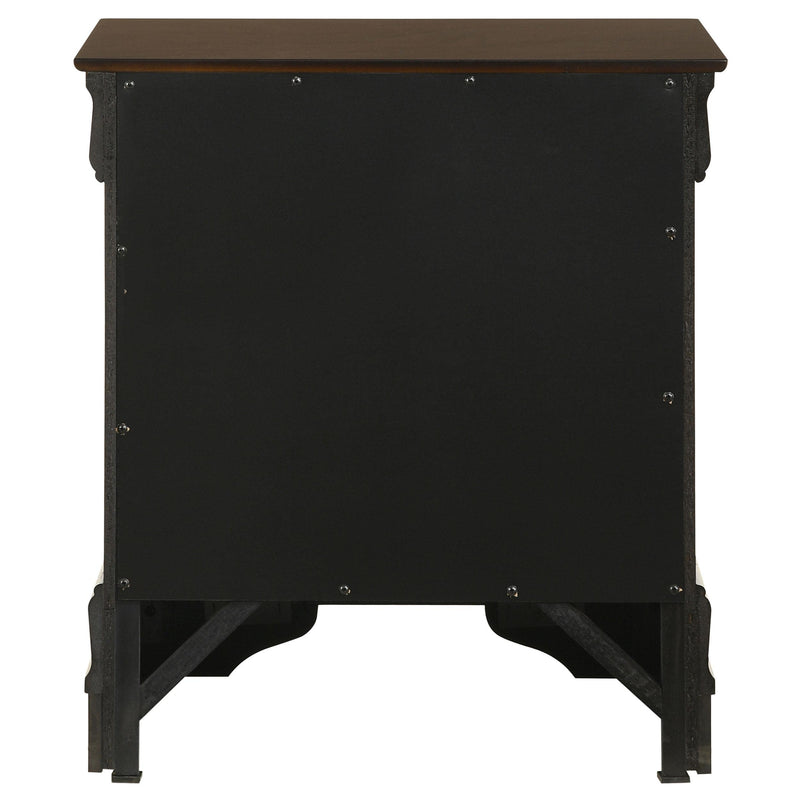 Coaster Furniture Louis Philippe 202412 2-Drawer Nightstand - Cappuccino IMAGE 6