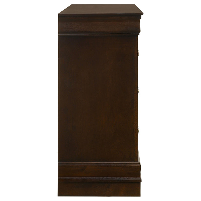 Coaster Furniture Louis Philippe 202413 6-Drawer Dresser - Cappuccino IMAGE 8
