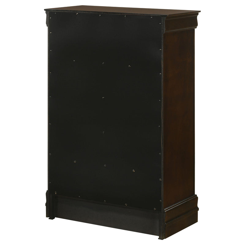 Coaster Furniture Louis Philippe 202415 5-Drawer Bedroom Chest - Cappuccino IMAGE 7