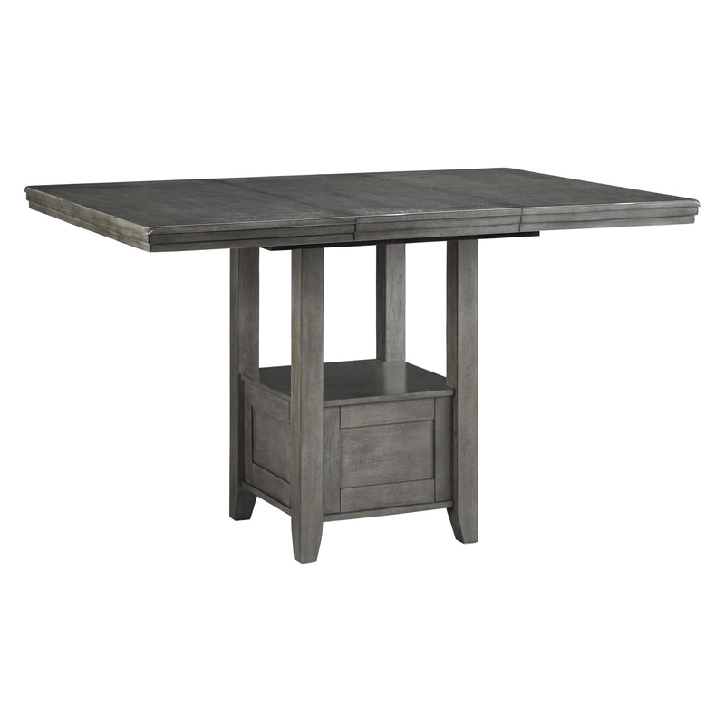  Signature Design by Ashley Hallanden D589D3 5 pc Counter Height Dining Set IMAGE 2